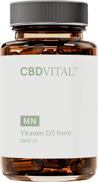 MHD 09.2024 CBD-Vital VITAMIN D3 FORTE (60 Kapseln)