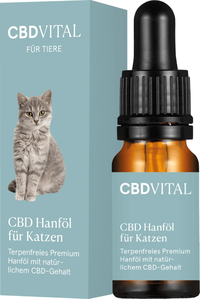 MHD 06.2023 CBD-Vital CBD Hanföl für Katzen +X+