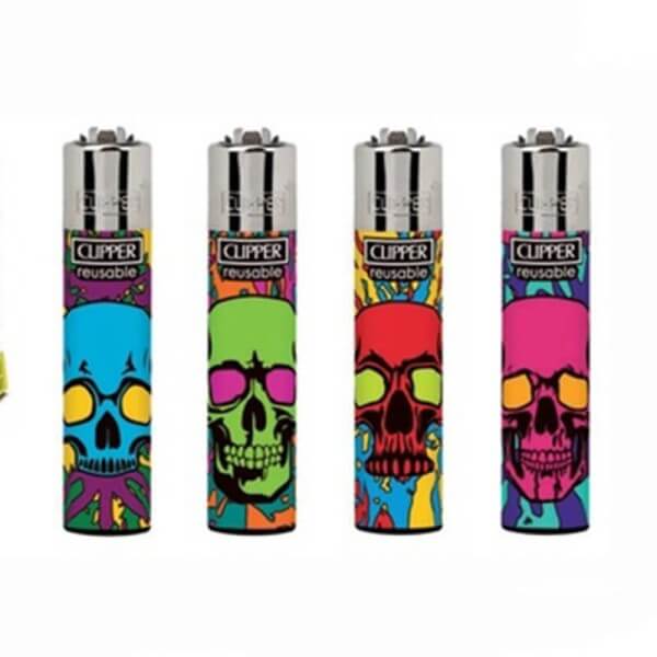 Clipper Colorful Skulls 1