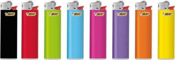 Bic Feuerzeug pastell groß (schmal)