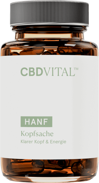 MHD 02.2023 CBD-Vital Hanf Kopfsache (60 Kapseln)