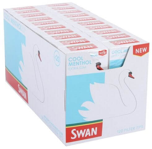 Swan Extra Slim Flip Top Menthol 5,3mm