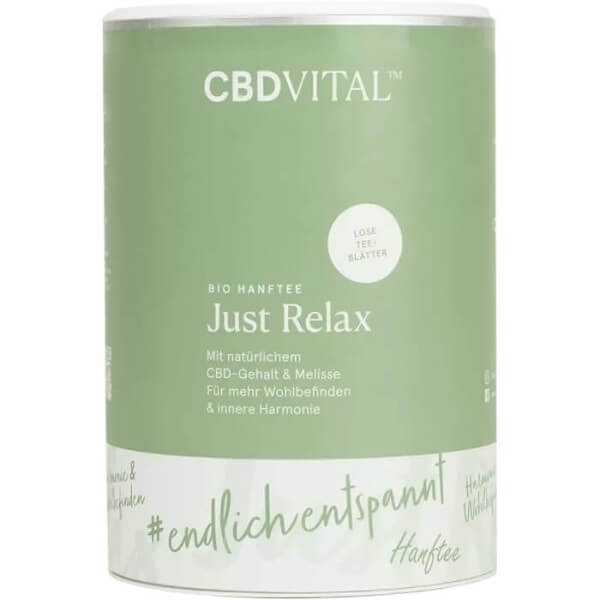 CBD Hanfblütentee Bio 1,5 % - just relax 100 g