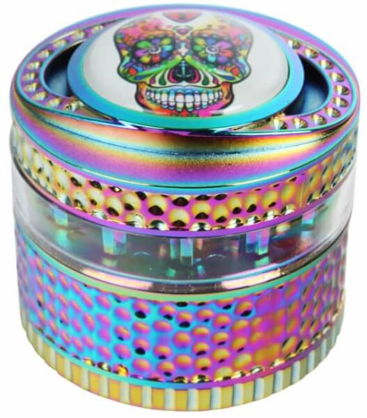 Grinder "Skull Rainbow" 4-tlg. (65 mm)