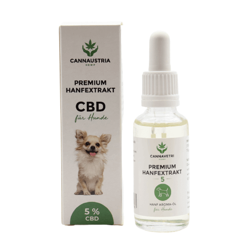 CannAustria Premium Hanfextrakt für Hunde 5 %