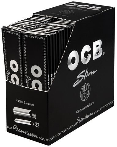 OCB Premium Slim Papes - 50 Stk. à 32 Blatt