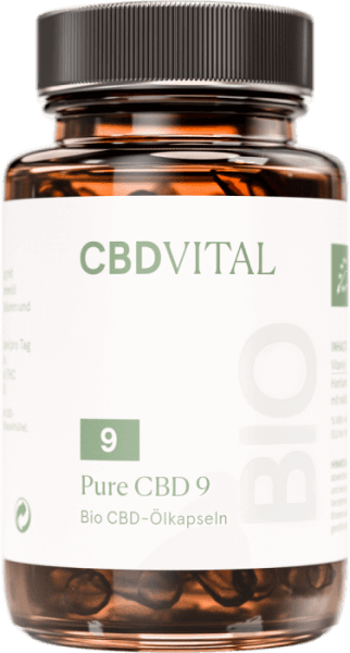 MHD 03.2024 CBD-Vital PURE CBD-KAPSELN 9 % (60 Kapseln)